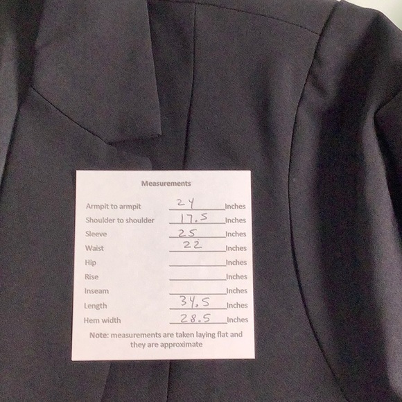 Torrid 2 black one button blazer size 18 / 20 NWT - Picture 15 of 15